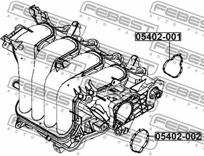 FEBEST 2006-2014 Mazda 2 Gasket Intake Manifold 05402-001