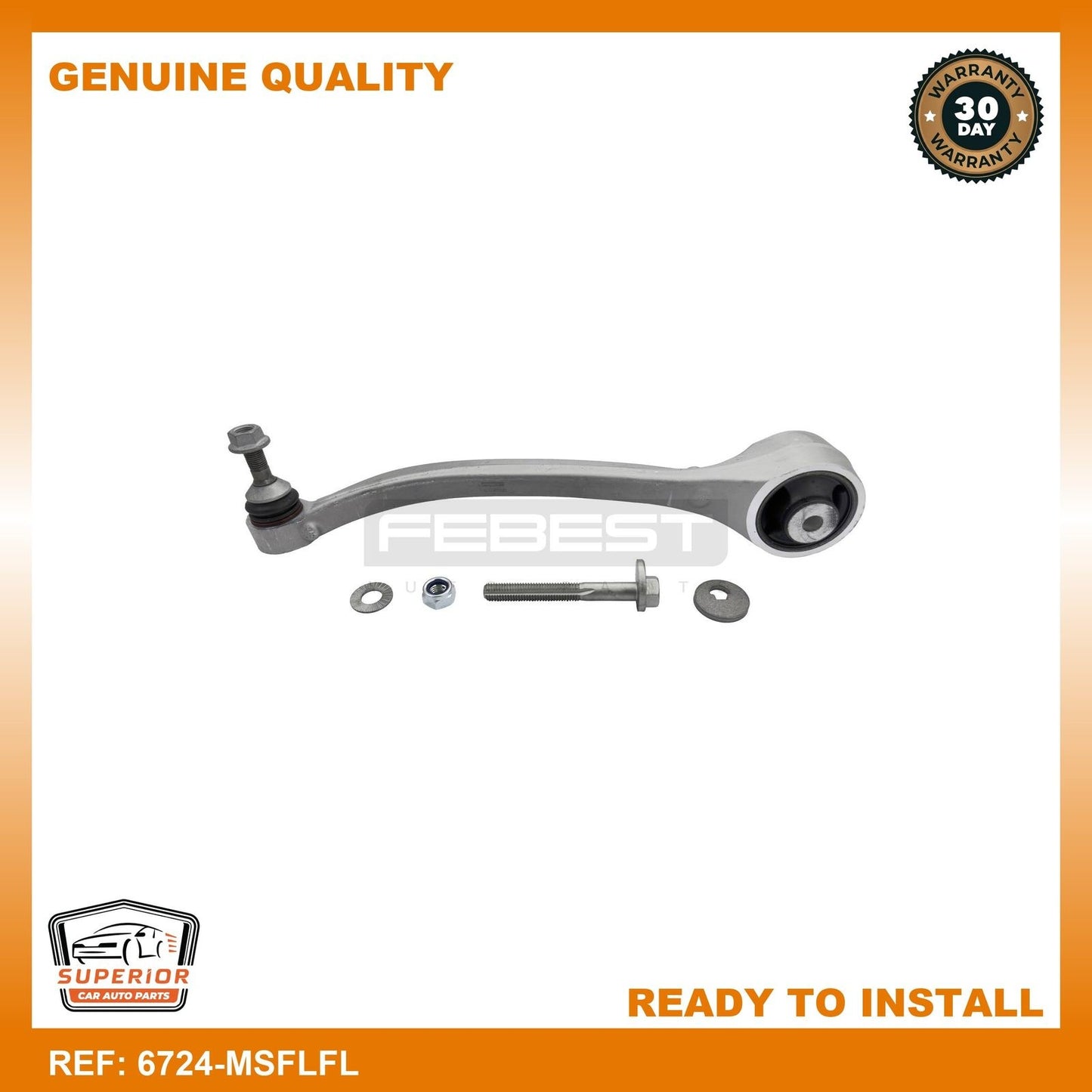 FEBEST Tesla Motors Left Lower Front Arm 6724-MSFLFL