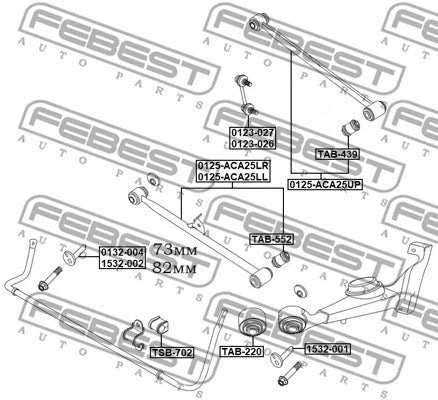 FEBEST CHERY Cam Sub-Assembly 1532-001