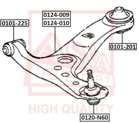 Febest Ball Joint Front Lower Arm 0120-N60