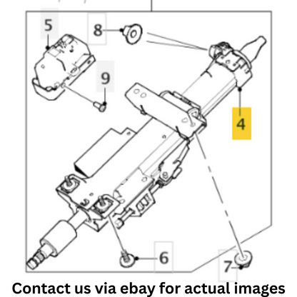 2018 Jaguar F‑Pace Steering Column Used OEM T2H24868