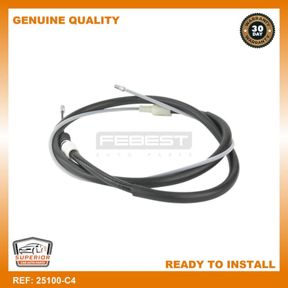 FEBEST 2003-2008 Peugeot 307 Parking Brake Cable 25100-C4