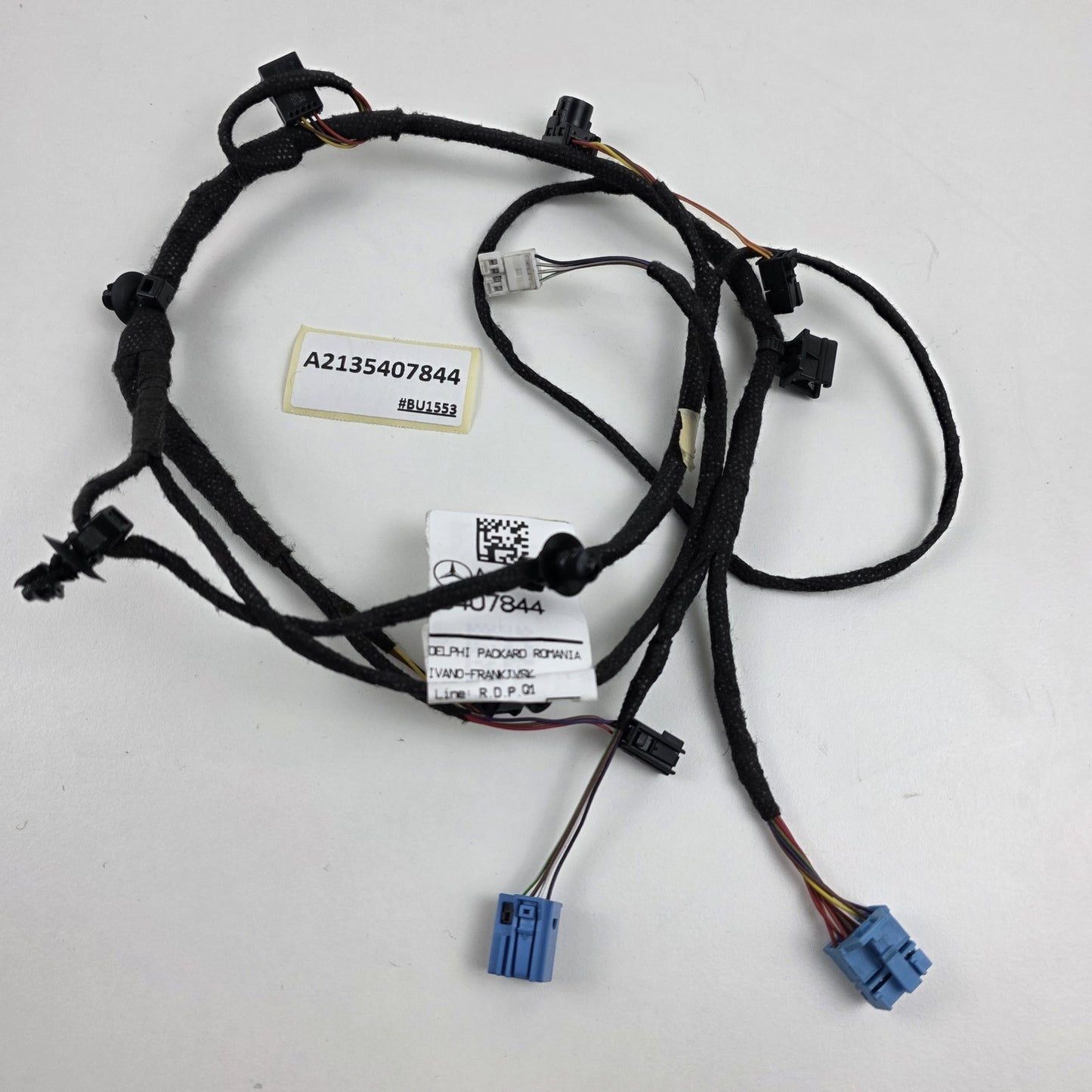 2018-2020 Mercedes E-Class Rear Left Door Wiring Harness A2135407844