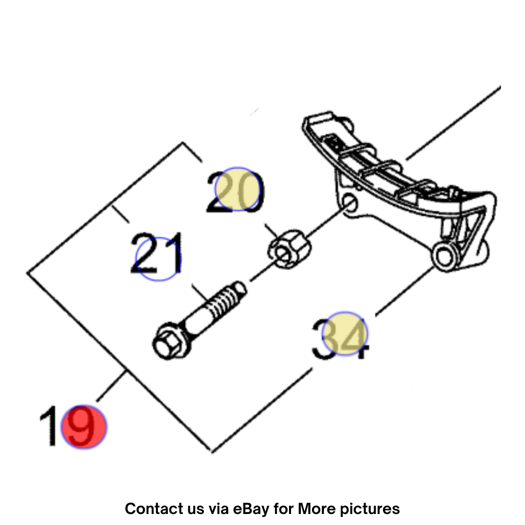 2009 Chevrolet LuminaS Upper Primary Timing Chain Guide Used OEM 12597417