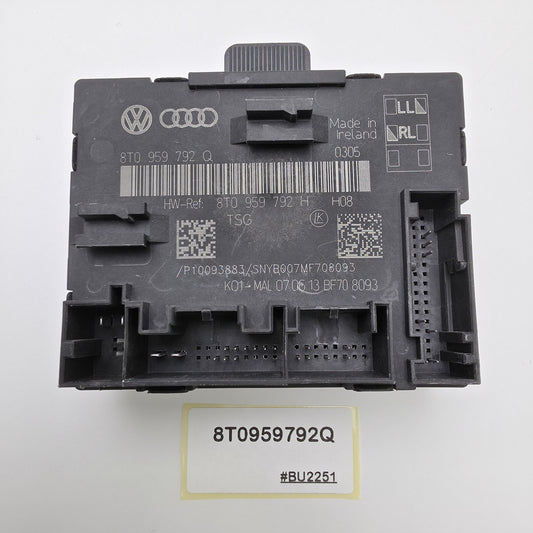 2007-2016 Audi A5 Sportback Door Control Module 8T0959792Q