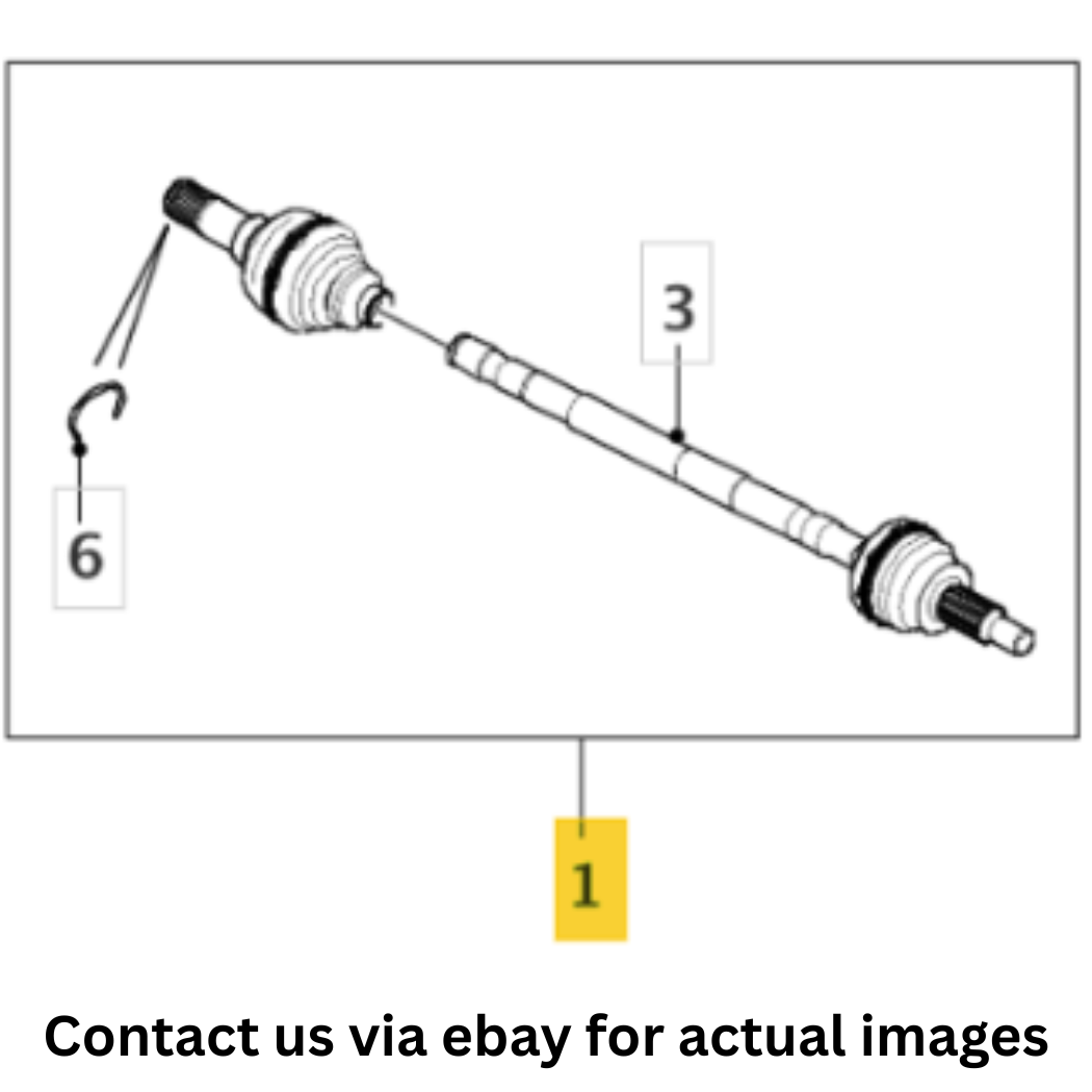 2018 Jaguar F-Pace CV Axle Assembly T4A1810