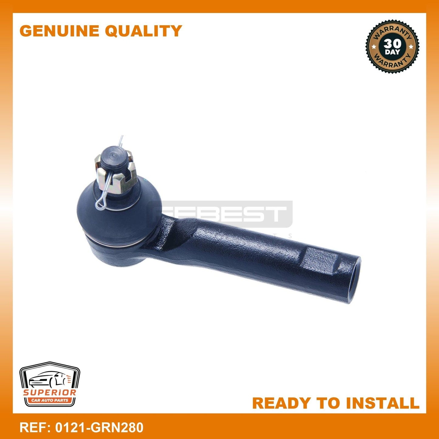 Febest 2010-2021 Toyota Land Cruiser Tie Rod End 0121-GRN280