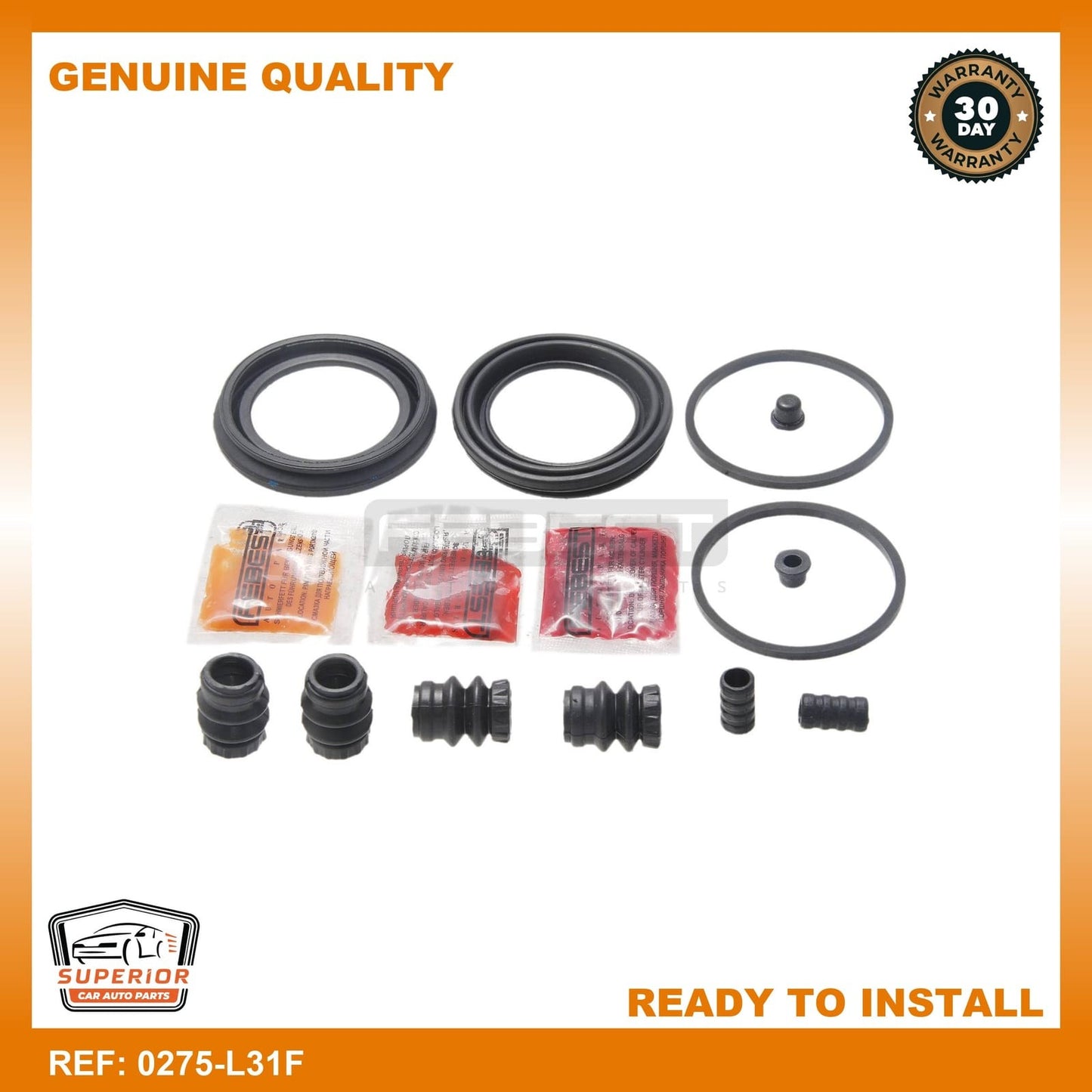 FEBEST NISSAN Front Brake Caliper Repair Kit 0275-L31F