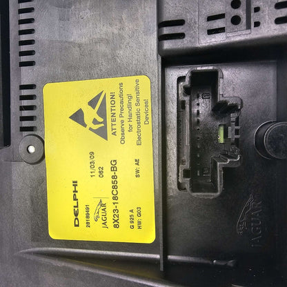 2009-2012 Jaguar XF Electric AC Climate Control Panel Switch 8X2318C858BG