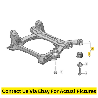 2012 Volkswagen Touareg Front Suspension Subframe Used OEM 7L0499030T