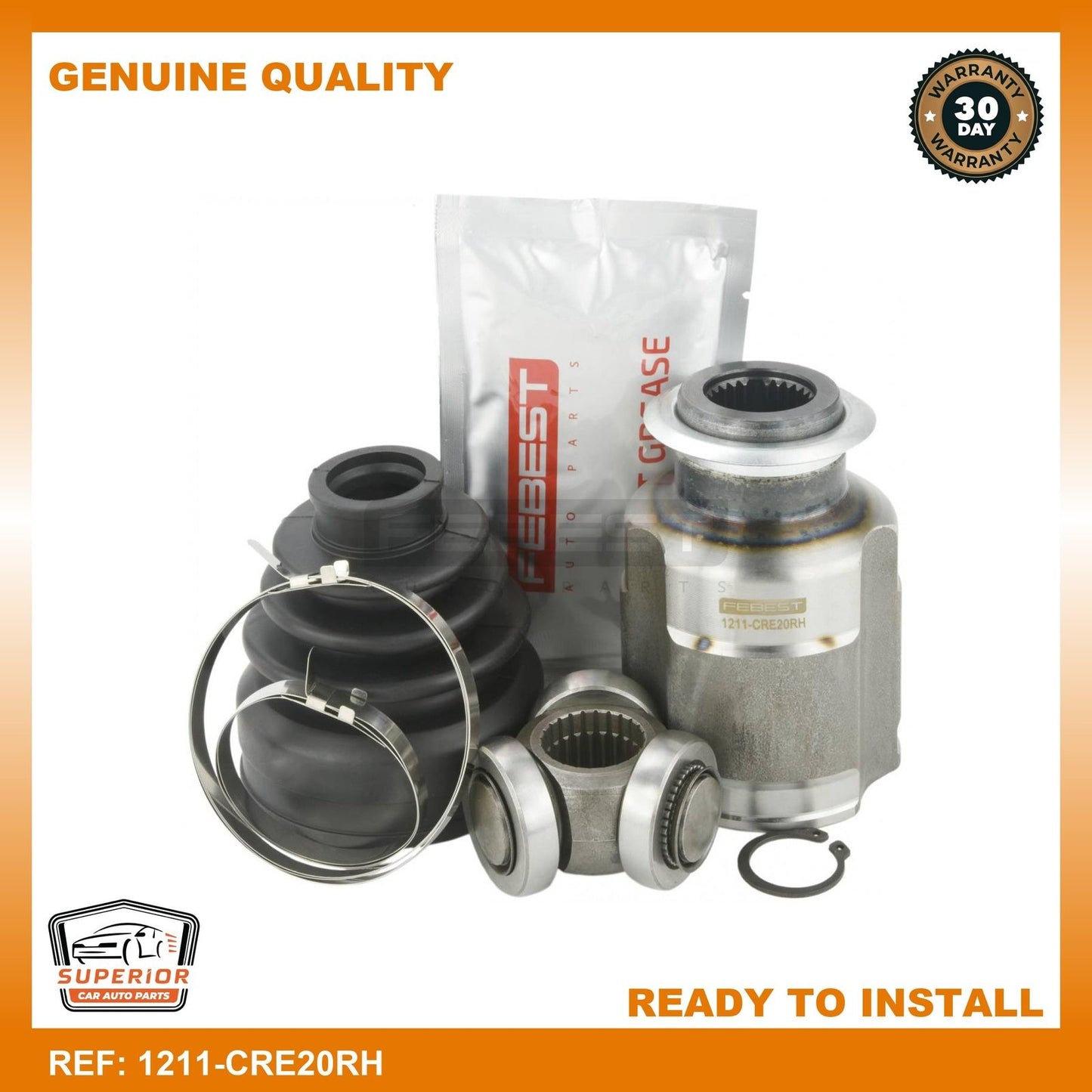 FEBEST HYUNDAI Inner Cv Joint Right 1211-CRE20RH