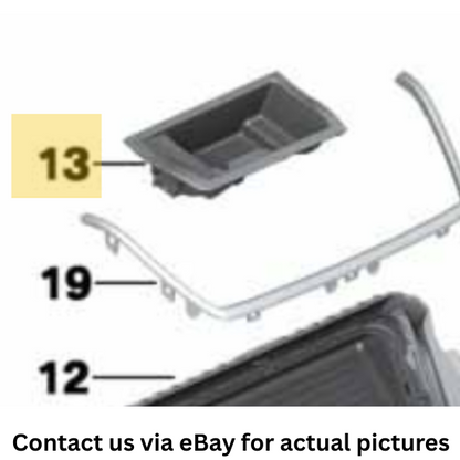 2011–2016 BMW 520i Centre Console Ashtray Insert OEM 51169213654