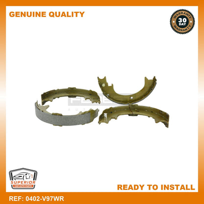 FEBEST Rear Brake Shoe Kit for Mitsubishi Pajero Montero 0402-V97WR | 4800A058