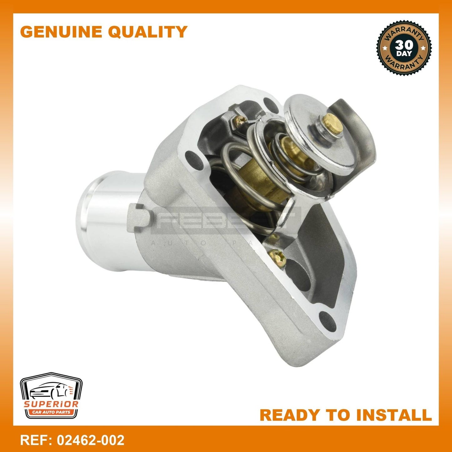 FEBEST Nissan Thermostat 82C 02462-002