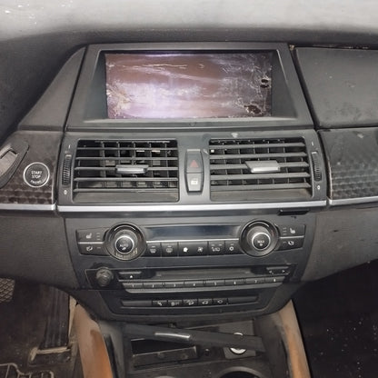 2012 BMW X6 Center Console Trim & Cup Holder Used OEM