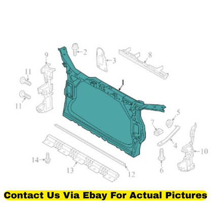 2015 Audi Q5 Front Radiator Core Support Used OEM 8R0805594D