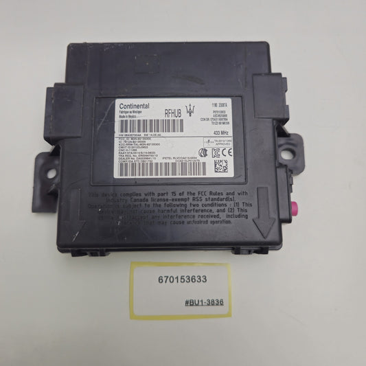 2017-2023 Maserati Ghibli PASSIVE ENTRY RF-HUB MODULE 670153633