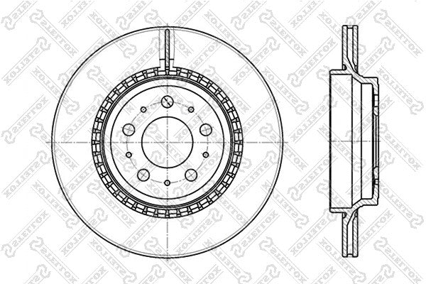 STELLOX 2003-2014 Volvo XC90 Brake Disc 31423152