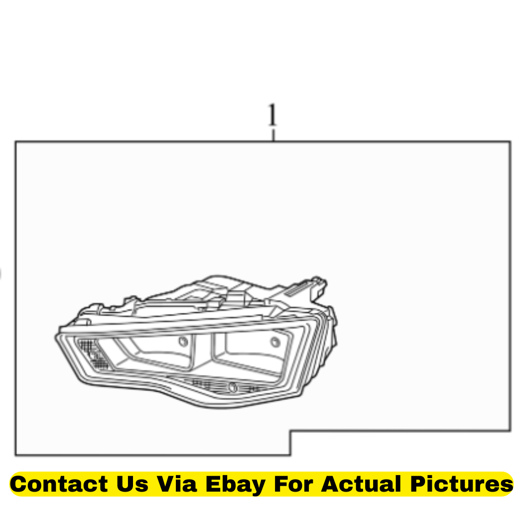 2013 Audi A4 Quattro Right Headlight Assembly Used OEM 8K0941044E