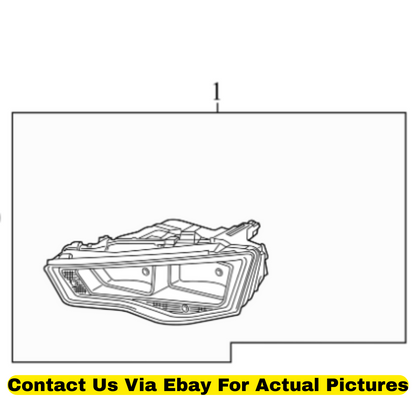 2013 Audi A4 Quattro Right Headlight Assembly Used OEM 8K0941044E