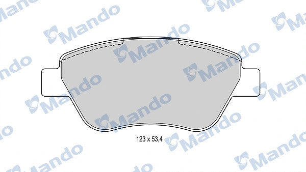 MANDO TOYOTA Brake Pad Set MBF015849