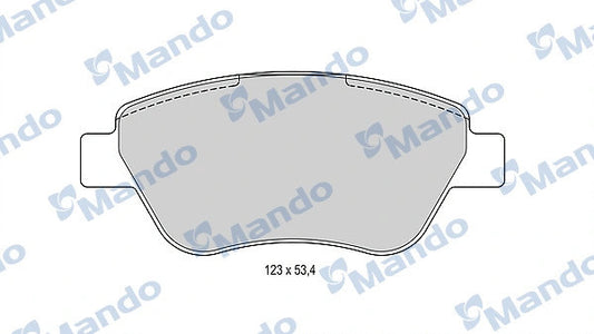 MANDO TOYOTA Brake Pad Set MBF015849