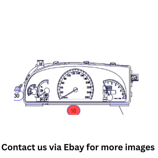 2008 Mercedes-Benz S550 Instrument Cluster Speedometer Used OEM A2215402547