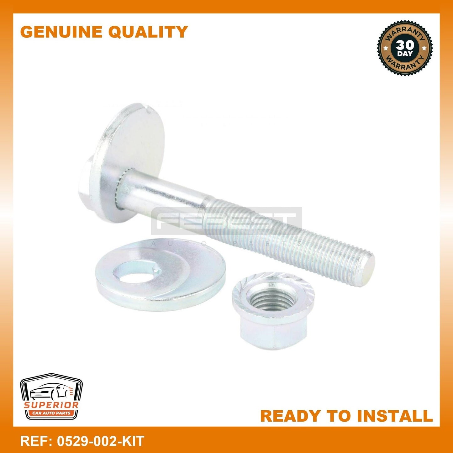 Febest 04-11 Mazda RX-8 Repair Kit Camber Adjusting Bolt 0529-002-KIT
