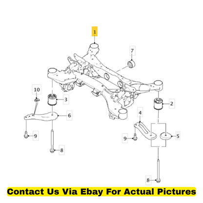 2018 Jaguar F‑Pace Suspension Subframe Used OEM T4A18057