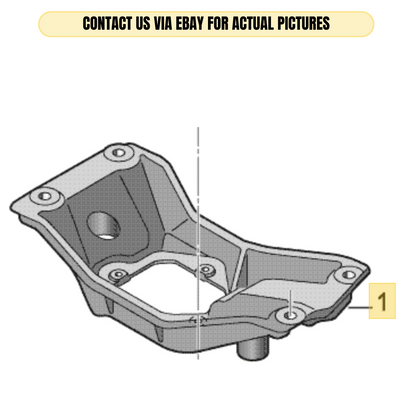2012 Audi A4 Rear Engine Mount Bracket Used OEM 8K0399263K