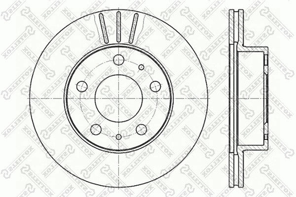 STELLOX FIAT ROTOR DISC - 13007356080