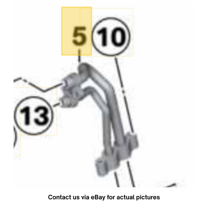 2007–2015 Mini Cooper A/C Aluminium Double-Pipe OEM 64532758222