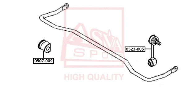 Febest 2003-2008 Mazda 6 Rear Stabilizer Link 0523-005