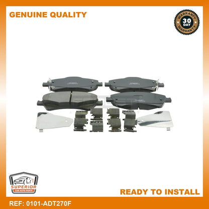 FEBEST 2007-2012 Toyota Corolla Disc Brake Pad Set 0101-ADT270F