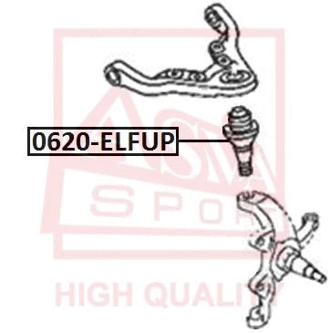 FEBEST ISUZU Ball Joint Front Upper Arm 0620-ELFUP