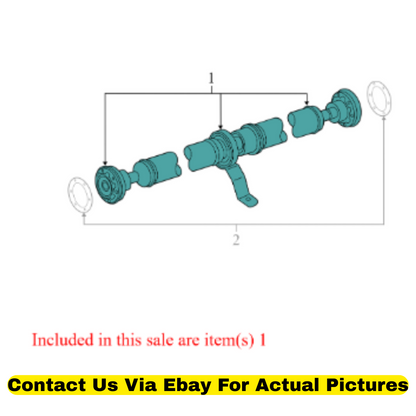 2012 Audi Q5 Drive Shaft Used OEM 8R0521101C