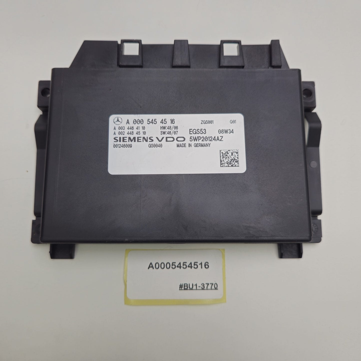2009 Mercedes-Benz C TRANSMISSION CONTROL MODULE A0005454516