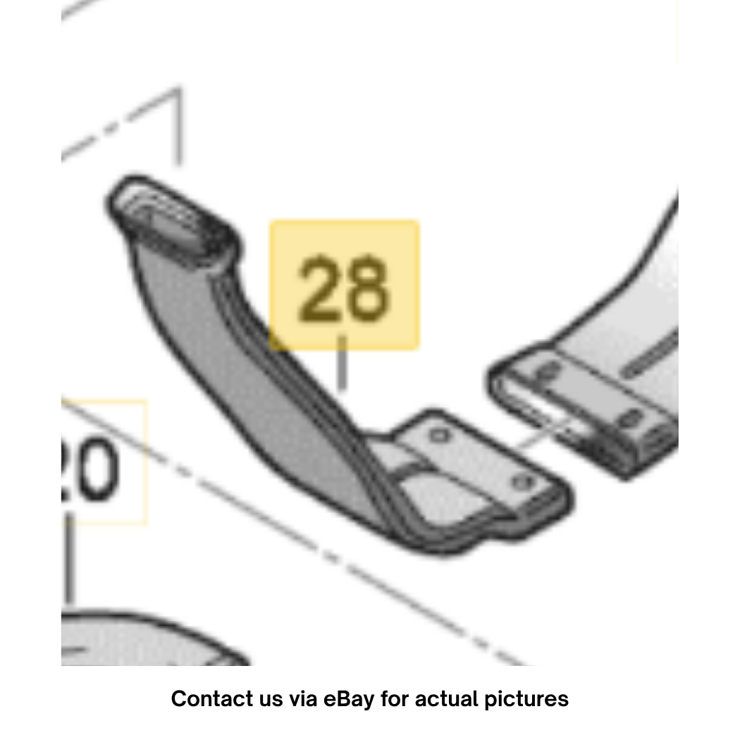 2012–2015 Audi A6 Right Rear Air Guide Channel Used OEM 4G0819348A