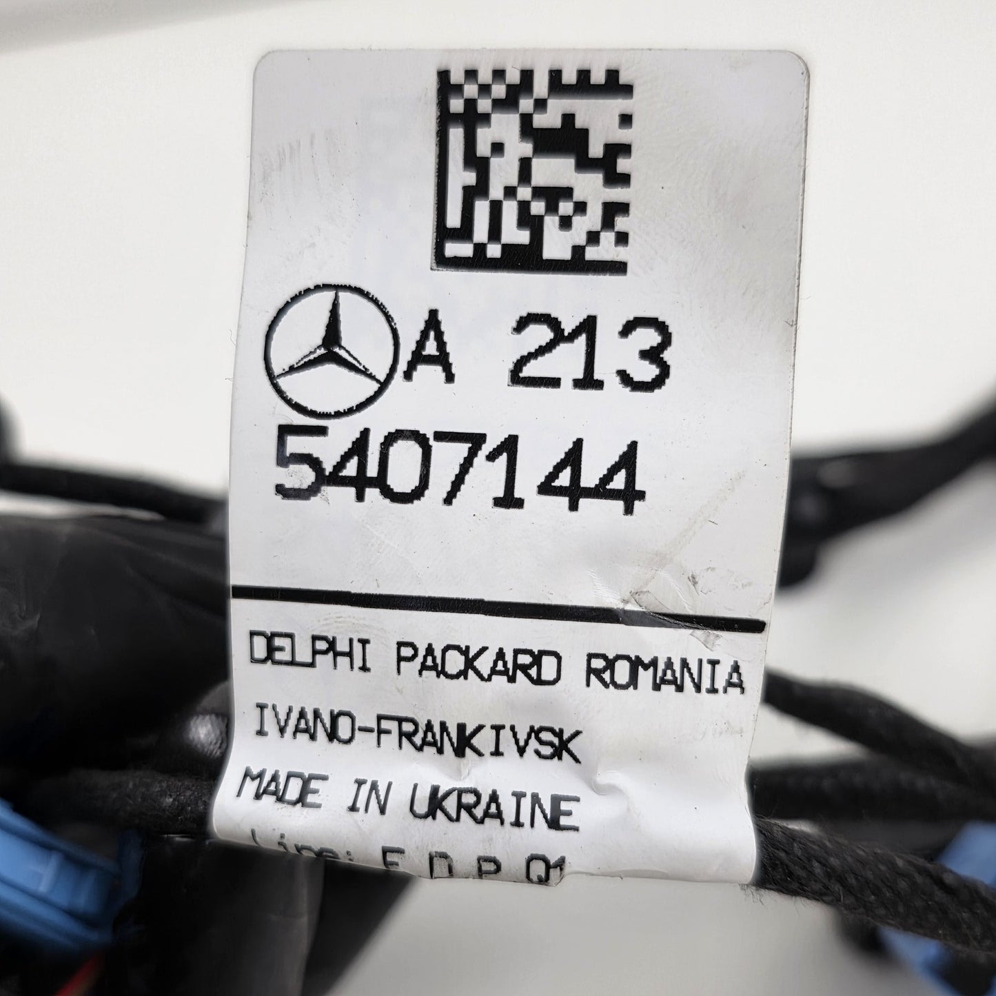 2016-2023 Mercedes-Benz E-Class Front Left Door Wiring Harness A2135407144