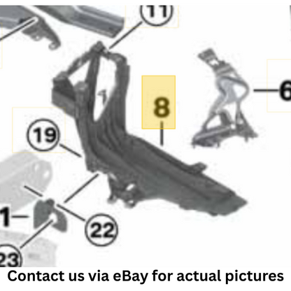2011–2016 BMW 520i Left Support Bracket USED OEM 51647200793