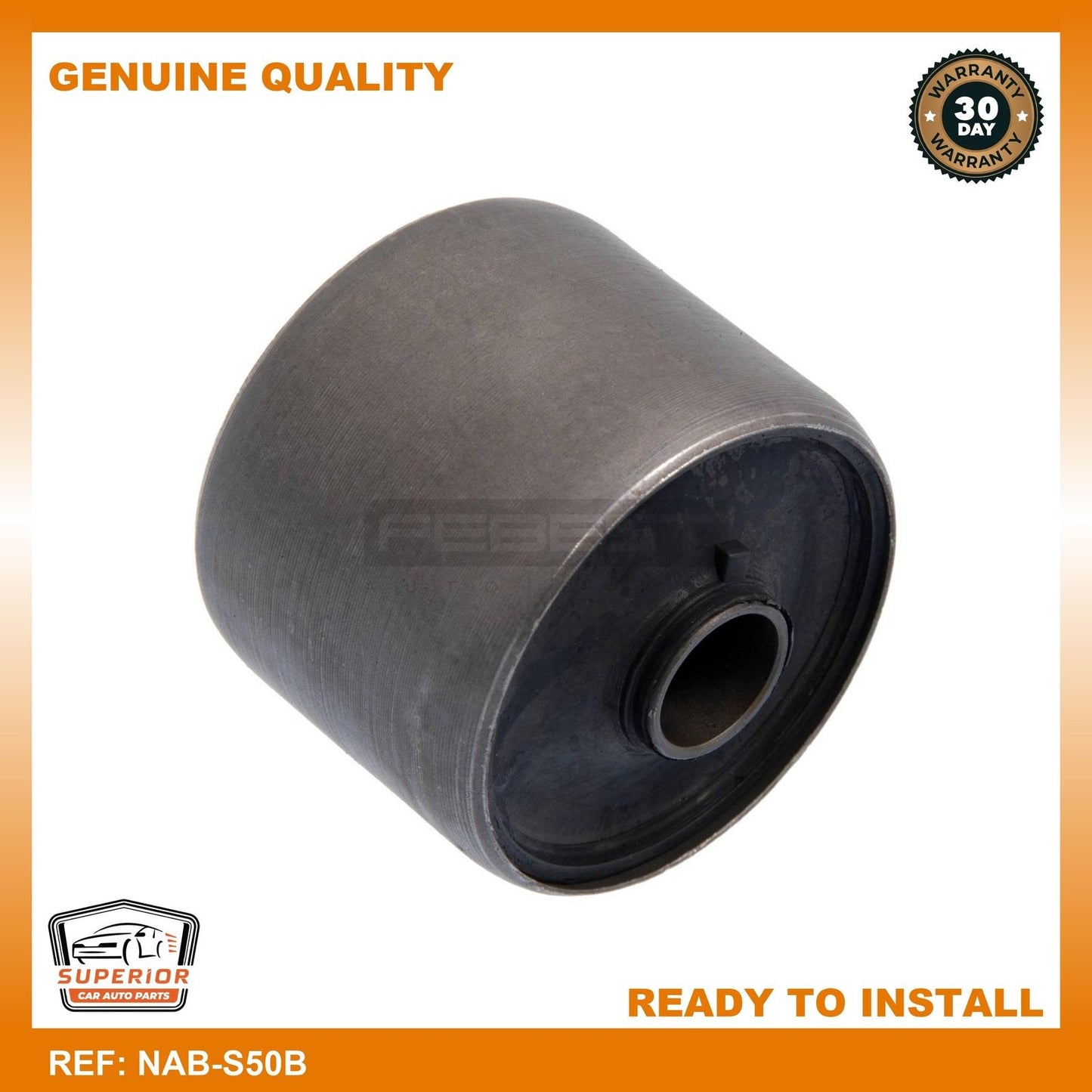 Febest Rear Bushing Without Bracket Front Control Arm Hydro NAB-S50B
