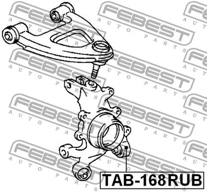 FEBEST 1988-1992 Toyota Cressida Rear Knuckle Bushing TAB-168RUB