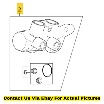 2018 Jaguar F‑Pace Brake Master Cylinder Used OEM T2H7388