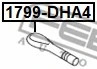 FEBEST VAG Tow Hook 1799-DHA4