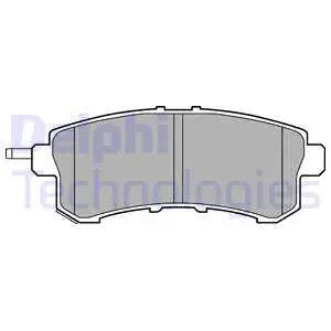 DELPHI 2010 Nissan Armada Brake Pad Set, Disc Brake LP2447