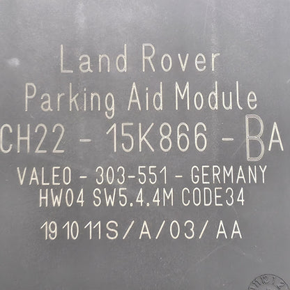 2010-2013 Land Rover Range Rover Sport Parking Aid Module CH2215K866BA