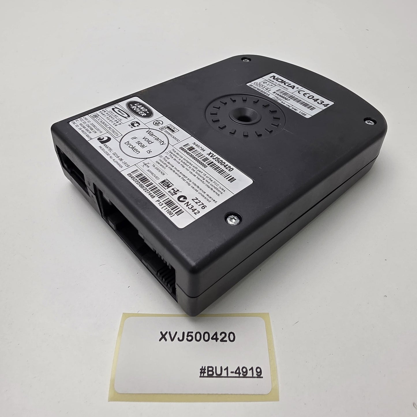 2005-2009 Land Rover Range Rover L322 MODULE - PHONE CONTROL XVJ500420