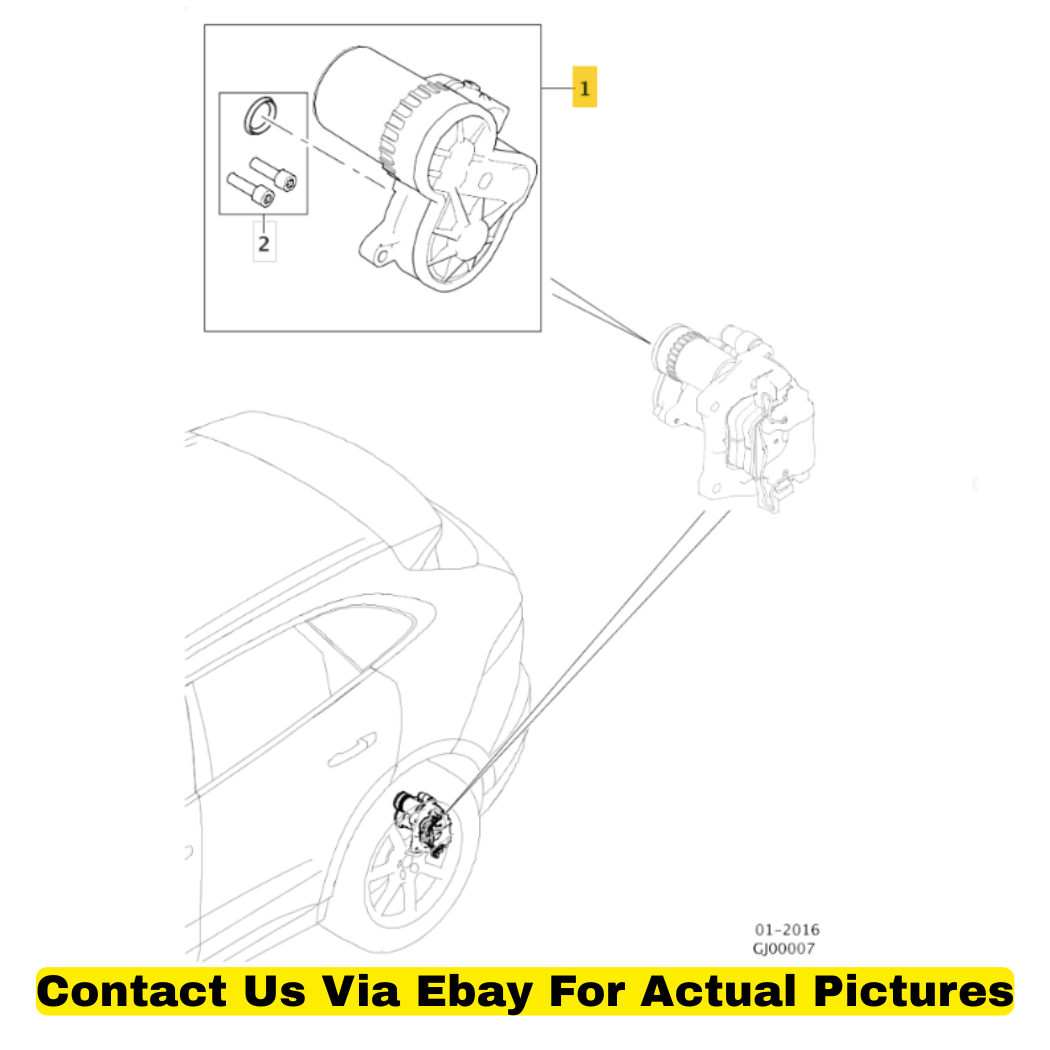 2018 Jaguar F‑Pace Electric Park Brake Set Used OEM T4N7523