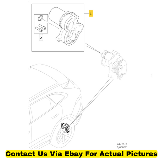 2018 Jaguar F‑Pace Electric Park Brake Set Used OEM T4N7523