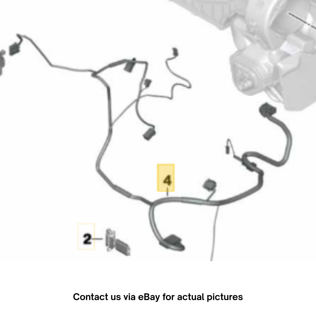 2010-2012 Mini Cooper R56 Heater Wiring Set Used OEM 64119266881